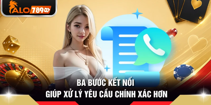 Ba bước kết nối giúp xử lý yêu cầu chính xác hơn