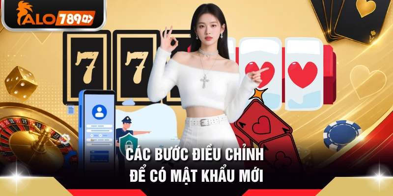 Các bước điều chỉnh để có mật khẩu mới